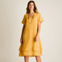 VESTIDO MIDI CON COLLAR 907534